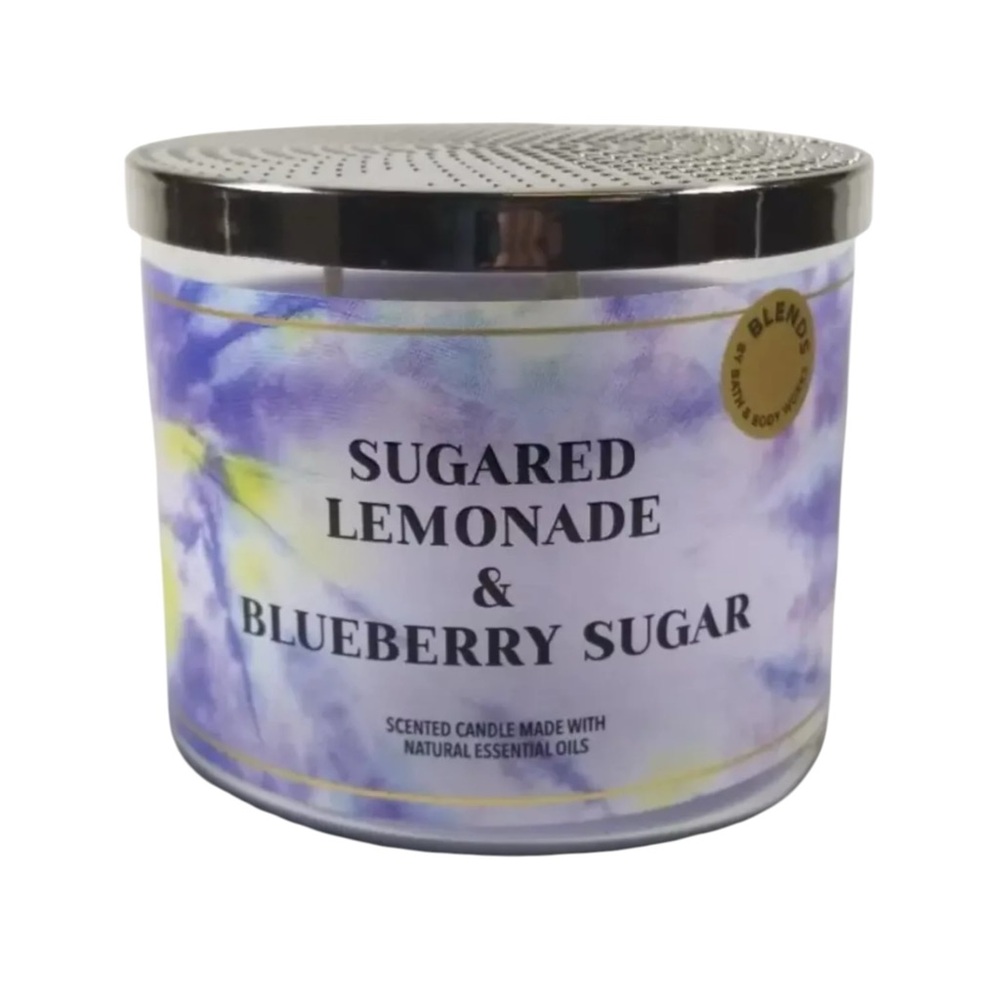 Bath and body Body Works Sugared Lemon and Blueberry Sugar Candle